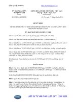 Quyết định 01 2016 QĐ-UBND bãi bỏ Quyết định 08 2009 QĐ-UBND do huyện Củ Chi, thành phố Hồ Chí Minh ban hành