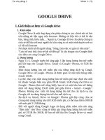 Tiểu luận môn tin học văn phòng tìm hiểu về google driver