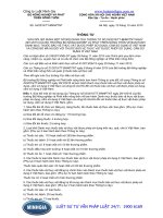 Thông tư 34 2015 TT-BNNPTNT ban hành Danh mục thuốc bảo vệ thực vật được phép sử dụng, cấm sử dụng ở Việt Nam