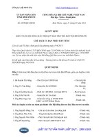 Quyết định 2399 QĐ-UBND năm 2016 kiện toàn Hội đồng bảo trợ Quỹ bảo trợ trẻ em tỉnh Bình Phước