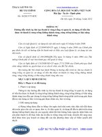 Thông tư số: 18 2013 TT-BTC Hướng dẫn trình tự, thủ tục thanh lý rừng trồng năm 2013.