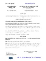 Quyết định 47 2016 QĐ-UBND Quy chế quản lý và sử dụng Quỹ Đền ơn đáp nghĩa tỉnh Hà Nam