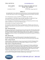 Thông tư quy định mức thu và sử dụng đường bộ trạm thu phí km 1807 + 500