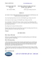 Thông tư 17 2016 TT-NHNN quy định về hoạt động môi giới tiền tệ của ngân hàng thương mại, chi nhánh ngân hàng nước ngoài