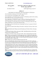 Thông tư ban hành các chuẩn mực Việt Nam về dịch vụ liên quan