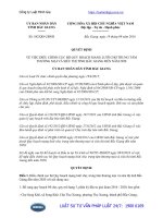 Quyết định 542 QĐ-UBND năm 2016 điều chỉnh cục bộ Quy hoạch mạng lưới chợ, trung tâm thương mại và siêu thị tỉnh Bắc Giang đến năm 2020