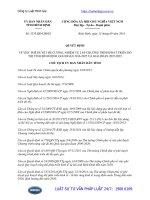 Quyết định 3233 QĐ-UBND năm 2016 phê duyệt đề cương, nhiệm vụ lập Chương trình phát triển đô thị tỉnh Bình Định, giai đoạn 2016-2025 và giai đoạn 2025-2035