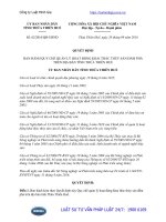 Quyết định 62 2016 QĐ-UBND Quy chế quản lý hoạt động khai thác thủy sản đầm phá trên địa bàn tỉnh Thừa Thiên Huế