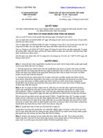 Quyết định 2552 QĐ-UBND năm 2016 công bố Bộ thủ tục hành chính thuộc thẩm quyền giải quyết của Ủy ban nhân dân tỉnh An Giang