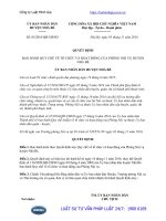 Quyết định 05 2016 QĐ-UBND Quy chế về tổ chức và hoạt động của Phòng Nội vụ huyện Nhà Bè, thành phố Hồ Chí Minh