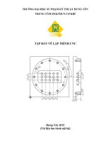 Tập bản vẽ lập trình CNC 