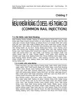 CHƯƠNG 7 ĐIỀU KHIỂN ĐỘNG CƠ DIESEL-HỆ THỐNG CDI (COMMON RAIN INJECTION