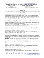 Thông tư 11 2015 TT-BLĐTBXH về Chế độ báo cáo thống kê tổng hợp về Lao động, Thương binh và Xã hội