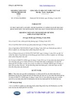 Nghị quyết 127 2016 NQ-HĐND thực hiện mức giá điều trị Methadone và chính sách hỗ trợ cho bệnh nhân điều trị Methadone trên địa bàn Thành phố Hồ Chí Minh