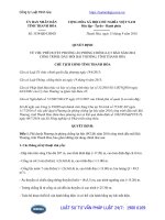 Quyết định 3534 QĐ-UBND phê duyệt Phương án phòng chống lụt bão năm 2016 công trình đầu mối Bái Thượng, tỉnh Thanh Hóa