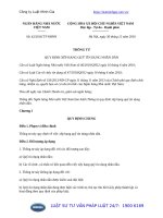 Thông tư 42 2016 TT-NHNN quy định xếp hạng quỹ tín dụng nhân dân do Thống đốc Ngân hàng Nhà nước Việt Nam ban hành