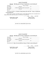 Mau Uy quyen du DHCD va nhan Co tuc nam 2007