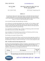 Thông tư sửa đổi mức thuế suất thế nhập khẩu ưu đãi với xơ STAPLE