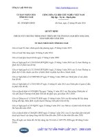 Quyết định 1436 QĐ-UBND năm 2016 phê duyệt Chương trình phát triển đô thị tỉnh Hà Nam đến năm 2030, tầm nhiền đến năm 2050