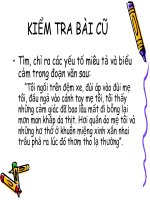 Bài 7. Luyện tập viết đoạn văn tự sự kết hợp với miêu tả và biểu cảm