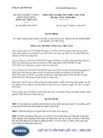 Quyết định 693 QĐ-TCTS-NTTS về việc công nhận các sản phẩm thức ăn thủy sản sản xuất trong nước được phép lưu hành