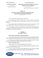 Thông tư 06 2013 TT-BCT Quy định về nội dung, trình tự, thủ tục lập, thẩm định và phê duyệt quy hoạch phát triển điện gió