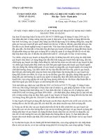 Chỉ thị 3500 CT-UBND năm 2016 thực hiện và quản lý quy hoạch, kế hoạch sử dụng đất trên địa bàn do Ủy ban nhân dân tỉnh An Giang ban hành