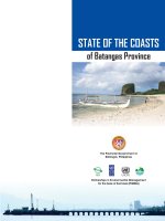 State of the coasts of batangas province
