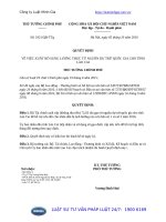 Quyết định 1921 QĐ-TTg năm 2016 về xuất bổ sung lương thực từ nguồn dự trữ quốc gia cho tỉnh Lào Cai