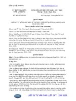 Quyết định 2606 QĐ-UBND năm 2016 phê duyệt Kế hoạch bảo vệ và phát triển rừng tỉnh An Giang giai đoạn 2016-2020