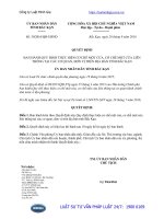 Quyết định 30 2016 QĐ-UBND Quy định thực hiện cơ chế một cửa, cơ chế một cửa liên thông tại cơ quan, đơn vị trên địa bàn tỉnh Bắc Kạn