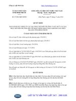 Quyết định 47 2016 QĐ-UBND Quy định về cải tạo, phục hồi môi trường và ký quỹ cải tạo, phục hồi môi trường đối với hoạt động khai thác khoáng sản trên địa bàn tỉnh Bình Phước