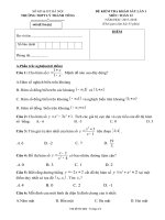 Đề kiểm tra KS lần 1 môn toán lớp 12 năm 20172018   THPT lý thánh tông   mã đề 002 