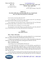 Thông tư số: 30 2012 TT-BYT quy định điều kiện an toàn thực phẩm đối với cơ sở kinh doanh dịch vụ ăn uống, thức ăn đường phố năm 2012.