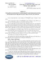 Thông tư số: 30 2013 TT-BTC hướng dẫn hoàn lại tiền thuế bảo vệ môi trường đối với túi ni lông làm bao bì đóng gói sẵn hàng hóa năm 2013.