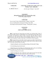 Nghị định 190 2007 NĐ-CP hướng dẫn một số điều về bảo hiểm xã hội tự nguyện