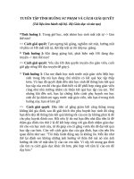 65 tình huống sư phạm và cách giải quyết (Tài liệu chuẩn của bộ giáo dục đào tạo)