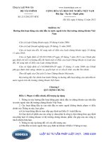 Thông tư 213 2012 TT-BTC Hướng dân hoạt động của nhà đầu tư nước ngoài trên thị trường chứng khoán Việt Nam