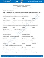 đề thi tiếng anh học sinh giỏi lớp 11.