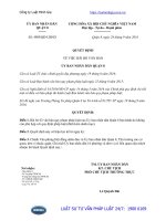 Quyết định 4989 QĐ-UBND năm 2016 bãi bỏ văn bản quy phạm pháp luật của Ủy ban nhân dân Quận 8, thành phố Hồ Chí Minh ban hành