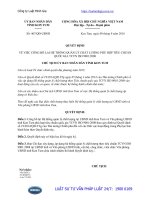 Quyết định 467 QĐ-UBND năm 2016 công bố lại Hệ thống quản lý chất lượng phù hợp tiêu chuẩn quốc gia TCVN ISO 9001:2008 do tỉnh Kon Tum ban hành