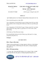 Thông tư số 04 2015 TT-BQP quy định quản lý, sử dụng trang phục dân quân tự vệ