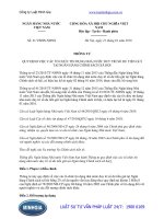 Văn bản hợp nhất số 21 VBHN-NHNN quy định việc các tổ chức tín dụng nhà nước duy trì số dư tiền gửi tại Ngân hàng Chính sách xã hội