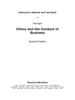 Ethics and the conduct of business 7th edition boatright test bank 
