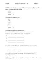 Engineering fundamentals an introduction to engineering 5th edition saeed moaveni test bank 
