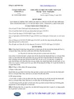 Quyết định 30 2016 QĐ-UBND quy định lộ trình thực hiện giá dịch vụ thoát nước đô thị trên địa bàn thành phố Sơn La và huyện Mộc Châu, tỉnh Sơn La đến năm 2030