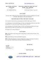 Quyết định 3849 QĐ-BVHTTDL năm 2016 điều chỉnh Chương trình xây dựng thông tư của Bộ Văn hóa, Thể thao và Du lịch