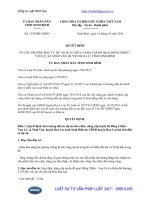 Quyết định 1334 QĐ-UBND năm 2016 về chủ trương đầu tư dự án Sửa chữa, nâng cấp tuyến đê Đồng Chiều - Vạn Lê, xã Ninh Vân, huyện Hoa Lư, tỉnh Ninh Bình