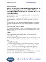 Decree No. 108 2015 ND-CP guiding a number of Articles of the Law on Special Excise Duty