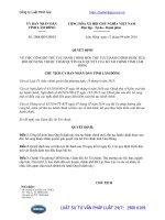 Quyết định 2006 QĐ-UBND năm 2016 công bố thủ tục hành chính mới; được sửa đổi, bổ sung thuộc thẩm quyền giải quyết của Sở Tài chính tỉnh Lâm Đồng